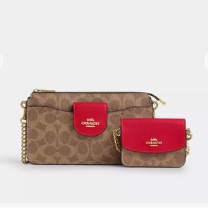 Coach poppy crossbody purse